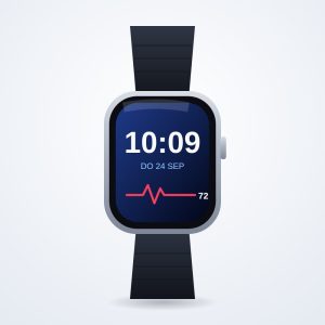 Smartwatch met AMOLED-scherm en hartslagmeter